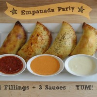 National Empanada Day Empanada Party Logo Title