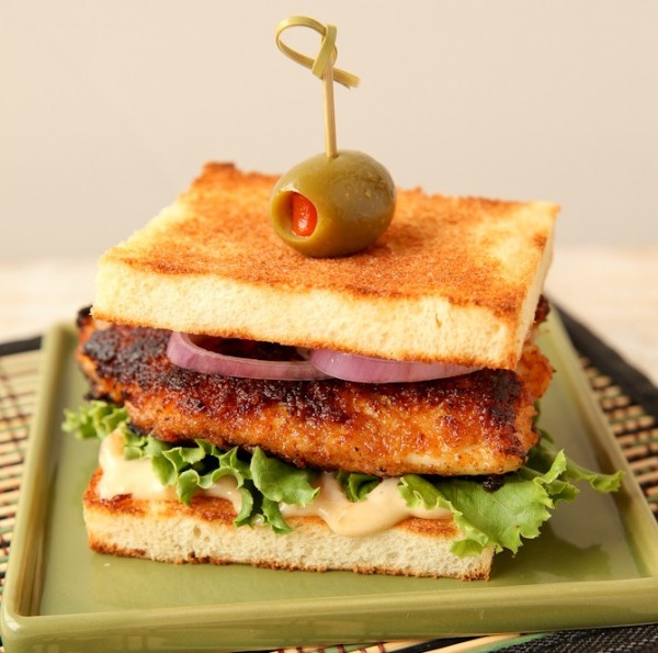 Asian Fish Sandwich with Sweet and Spicy Mayo