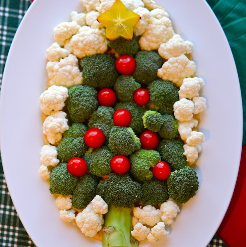 Christmas Tree Veggie Plate