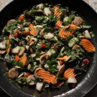Allspiced-Up Maple Glazed Sausage and Pear Skillet Salad OLYMPUS DIGITAL CAMERA