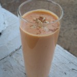 Maple-Roasted “CarrOat” Cake Smoothies