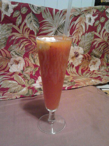 East Indian Inspired Roasted Carrot Prune Smoothie