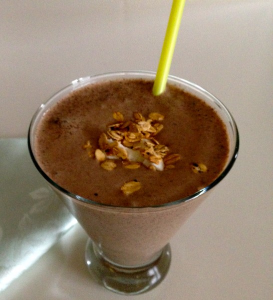 Toasted Coconut-Oat Brrrnana Smoothie