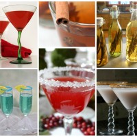 Our Favorite Holiday Cocktails cocktails collage