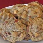 Brown Butter Pecan Cookies with Caramelized Bacon Bits
