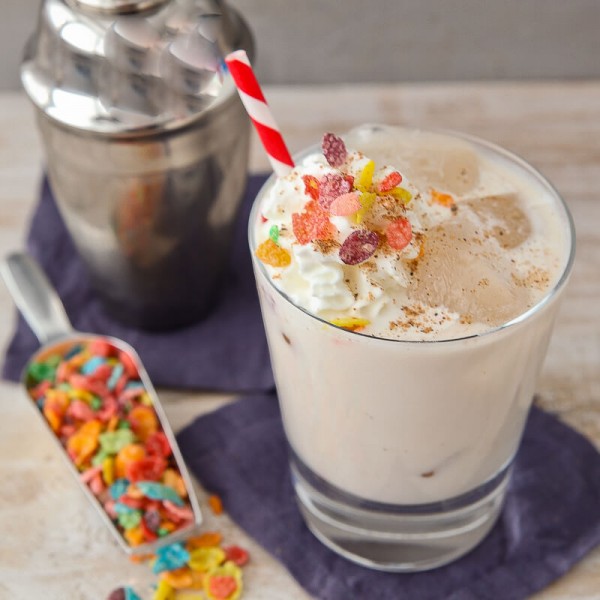 Fruity Pebbles Milk Punch