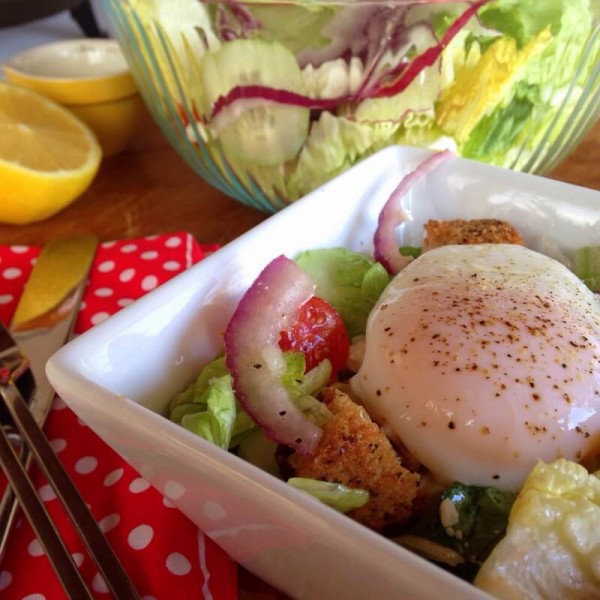 Greek Breakfast Salad with Lemon-Currant Vinaigrette