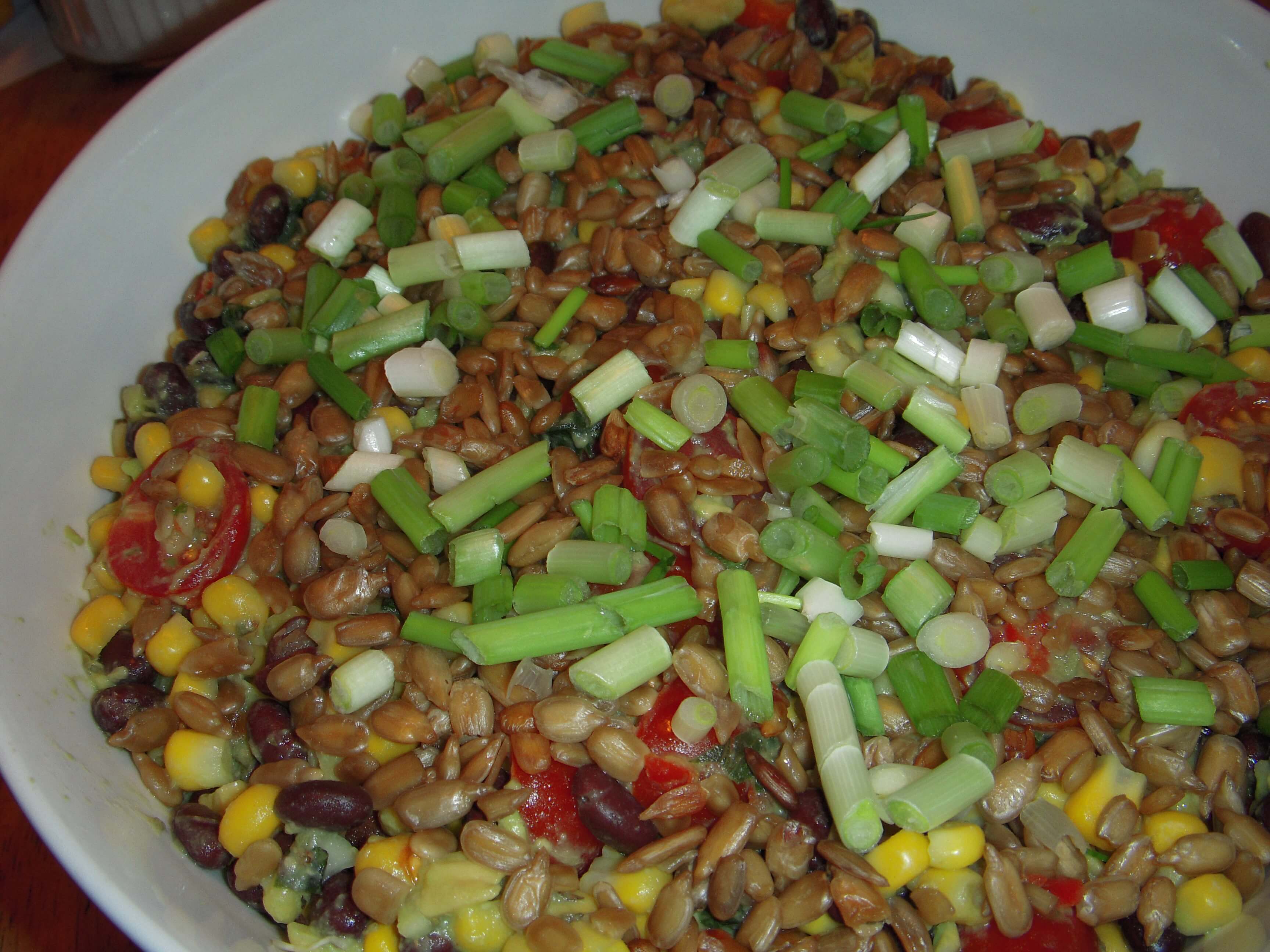 Corn, Black Bean and Tomato Salad