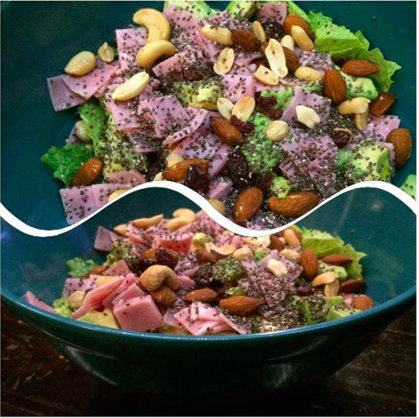 Avocado, Ham and Chia Seed Salad