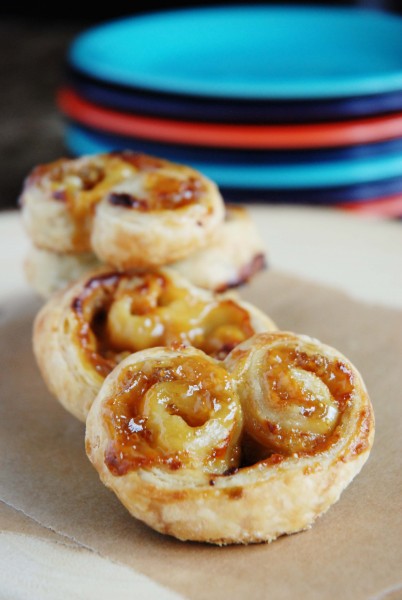 Fig and Blue Cheese Savory Palmiers