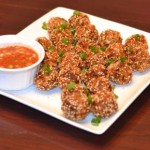 Salt Cod Fritters with Asian Dipping Sauce