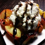Grilled Stone Fruit with Ricotta and Balsamic Fig Glaze