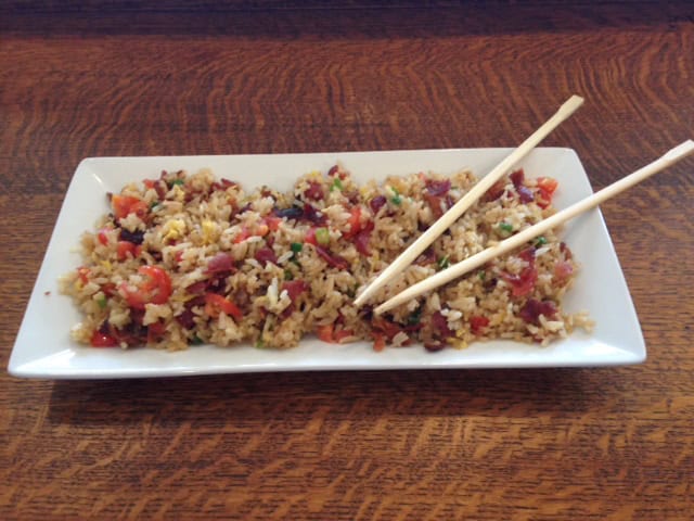 Crispy Bacon Fried Rice
