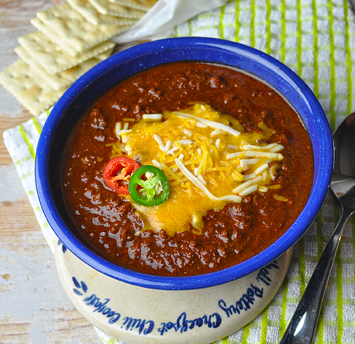 Competition Style Texas Chili   Texas Chili 