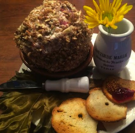 Old Style Cranberry Pecan Cheese Ball