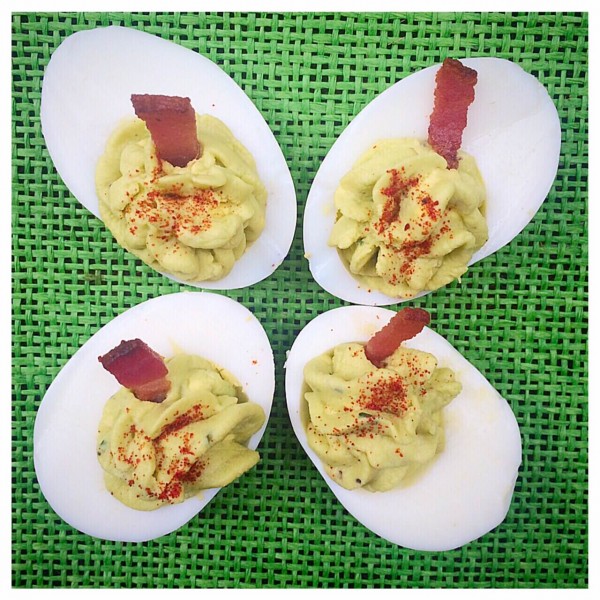 Guacamole Deviled Eggs