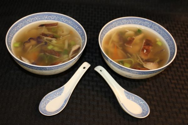 Asian Chicken, Rice, and Vegetable Soup