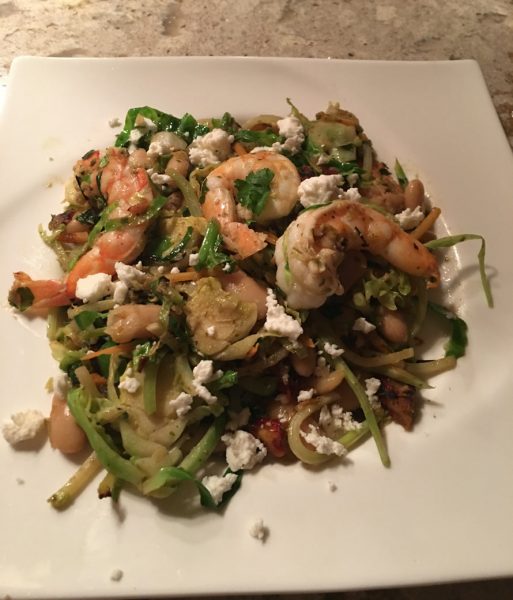 Greek Style Shrimp Stir-Fry