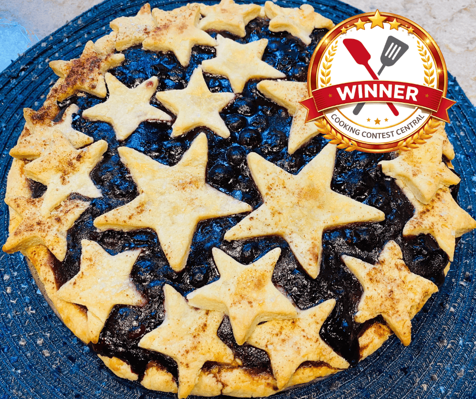 Third Place: Starry Nite Blueberry Pie – Donna Marie Ryan