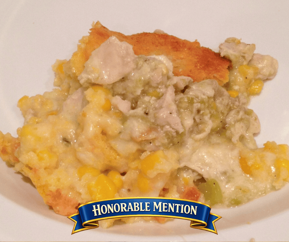 Honorable Mention: Pork Chile Verde Comfort Casserole - Lori McLain